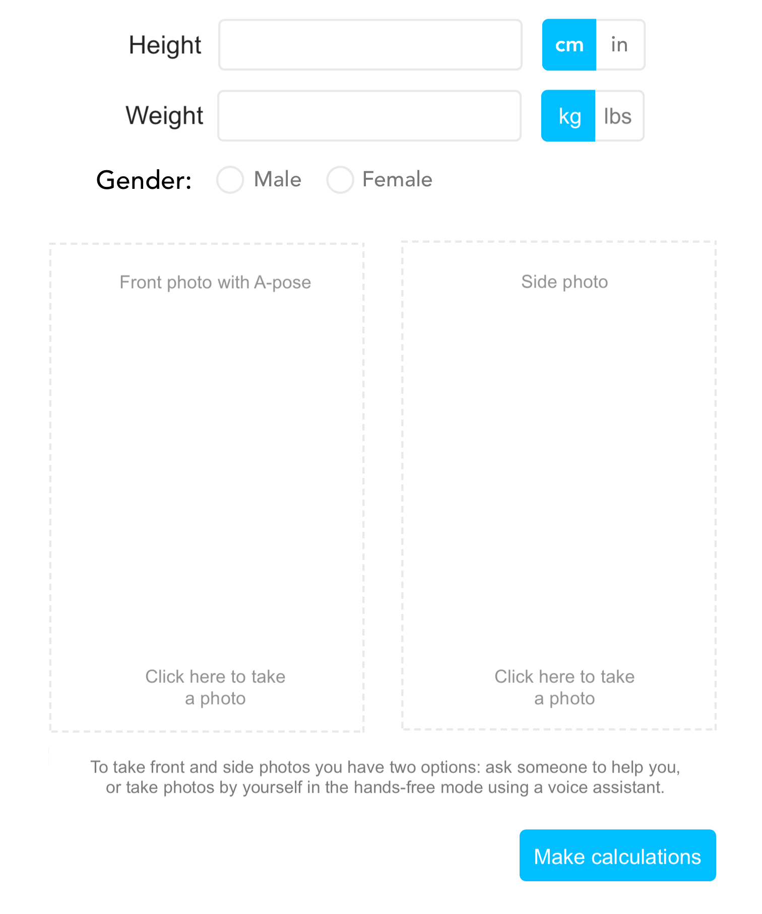 One step form wireframe